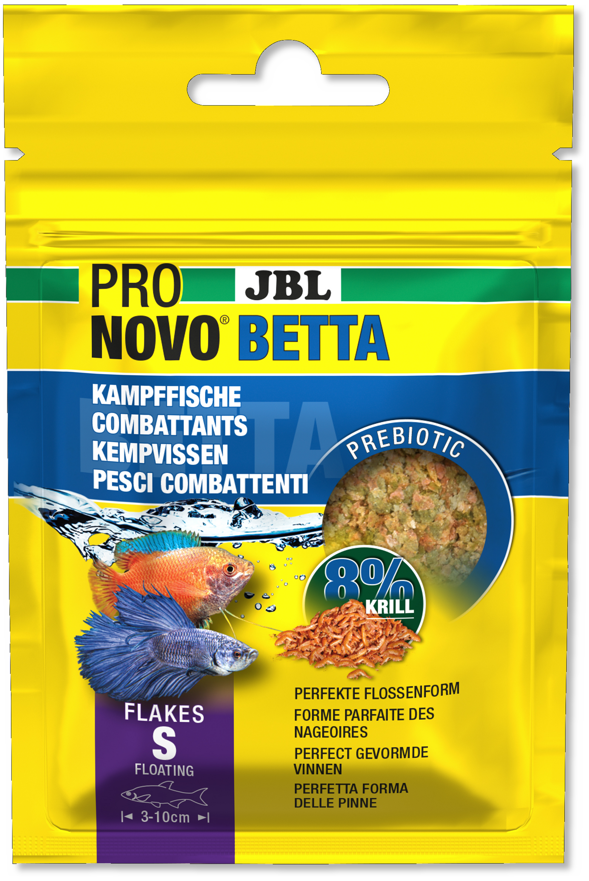 JBL ProNovo Betta Flakes S 20 ml – Mangime per Pesci Combattenti JBL ProNovo Betta Flakes S 20 ml – Mangime per Pesci Combattenti